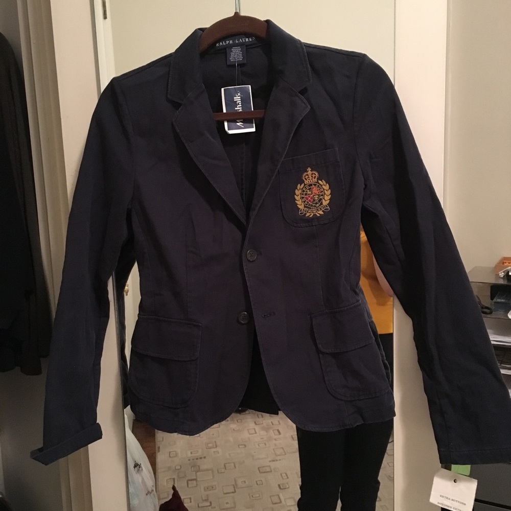 RARE Polo by Ralph Lauren Sport 100% Cotton Blazer